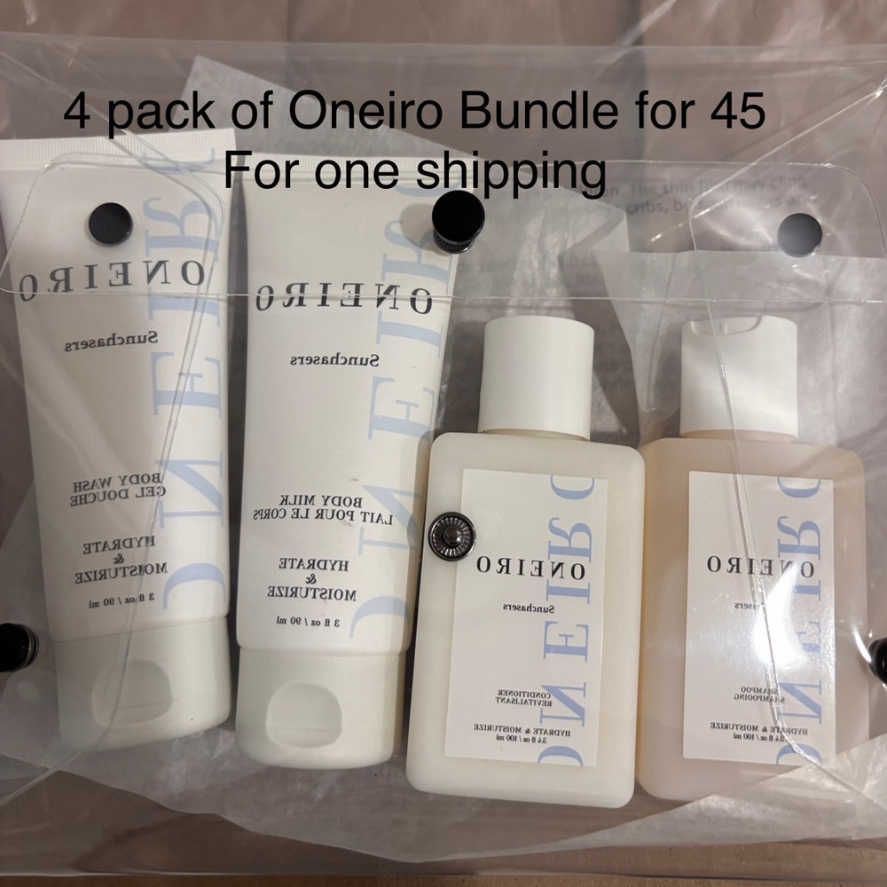 Oneiro Skincare Bundle 4 bundles of Oneiro’s 4 pcs skin care!
